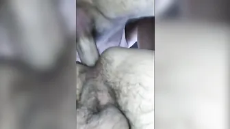 Discreet partnered daddy breeds hairy bottom in bareback anal session