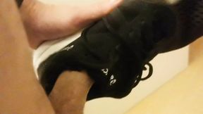 Masturbate variants, Nylon, shoefuck, big load