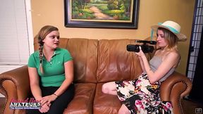 Brunette Coeds Lauren And Pixie Pie Get Banged And Suck The Same Cock!