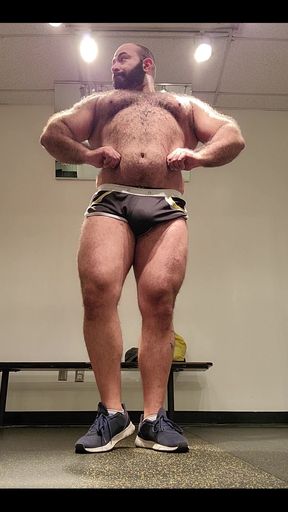 Felt Good to Do a Little Flexing After the Gym