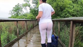 Soaking leaking into white pants