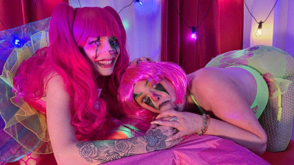 Bonnie Rose Meets the Pink Cock Crazed Clowns