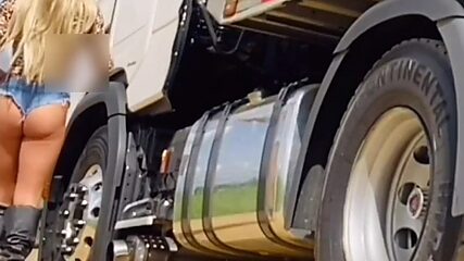 Married Trucker Blasts Slut's Mouth with Ass-Fucked Cum