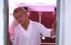 Tranny drills a chap after pose