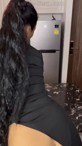 Horny Wife Didn't Wear Panties Under Her Dress - Husband Fucks in All Holes and Cum in Her Mouth