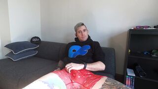 OF TeaforWinter Taunting immense man-meat preview edging on a audition sofa
