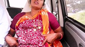 Autoerotica: Desi Step-Mom dominates Step-Son's lust, Telugu whispers ignite highway tryst.