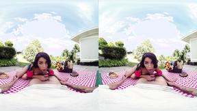 ”She Wants Picnic, I Give Her a Creampie - Virtual Real Porn”