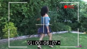 Calm and Romantic Outdoor Bonding Between a Delightful Pale Girl and Her Dedicated BBC Paramour