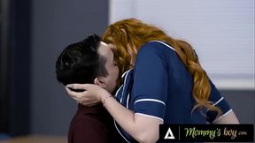 MOMMY'_S BOY - Pervert MILF Teacher Lauren Phillips Takes 18yo Student'_s Cock, Then Gym Teacher'_s BBC