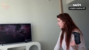 Amateur blowjob, super hot Russian girl, massive tits, cowgirl riding, deep throat, missionary Point of view - Rosie Rider in hottest XXX porn!