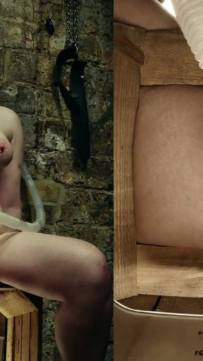 Fat bellied little enema whore 2 part 1 - the reinflation   Clip 1