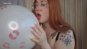BBW Balloon Lipstick Application & Kisses 720p