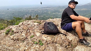 Leyne Rodriguez. Fucking the tour guide in a mountain!