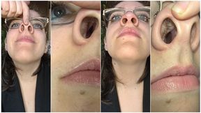Pig Nose Fetish | Close Up Inside My Nostrils