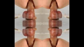 DP ANUS fuck VIBRATING ANAL beads &amp_ 10in FORESKIN DONG MIRRanuz-55 20241220