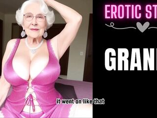 [GRANNY Story] 3some with a Sexy Granny Part 1
