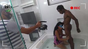 making of : cena do novinho ator nego blaster dotado e morena rabuda milf.