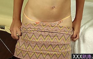 Hot teen Natasha White came for massage and MILF India Summer massaged her