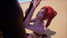 WL019 - Serenia Rough Interracial Threesome