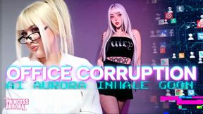 Office Corruption - Ai Aurora inhale goon