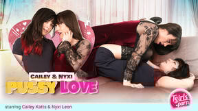 TGIRLS PORN - Cailey & Nyxi - Pussy Love