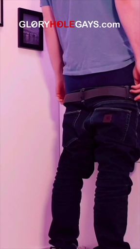 19-year-old Student Tries a Beaded Sounding Rod at the Gloryhole - Cums Multiple Times
