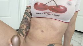 Big Tit Milf Plays With Her Pussy With Clit Sucking Toy
