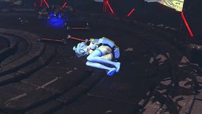 robot girl fingering her self - 3d hentai