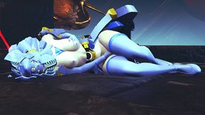 robot girl fingering her self - 3d hentai