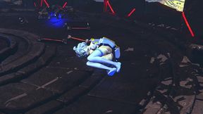 robot girl fingering her self - 3d hentai