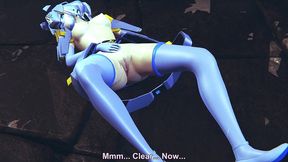 robot girl fingering her self - 3d hentai