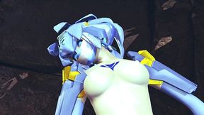 robot girl fingering her self - 3d hentai