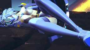 robot girl fingering her self - 3d hentai