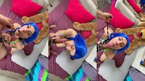 egyptian nights: a blue-haired girl’s nile adventure