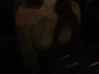 Artemisia Love late night drive in Los Angeles Full Movie scenes on OF