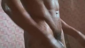 hot shower dry off and cleaning my toes