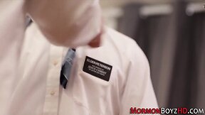 Mormon gets butt creampied