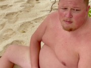 Cumming on the Beach - LOTS MORE on my OnlyFans com/westcub86