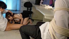 Charming office lady got fucked after work