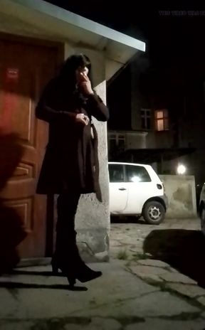 polish crossdresser bdsm naked public