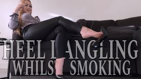 HEEL DANGLING WHILST SMOKING (480p)