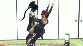 FUTANARI TRIO WITH TWO DOMINANTS AND ONE SUBMISSIVE