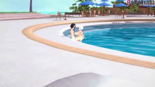 Yor Forger Bikini on Pool sex 4 Spy x Family | Watch the Full and Full POV on patreon: Fantasyking3