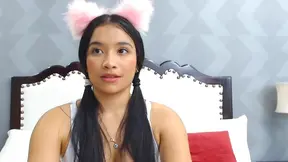 Sultry Brunette Teases Camera With Sexy Body Moves