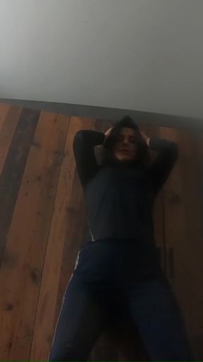 Workout Clothes Try on with Pee Fetish