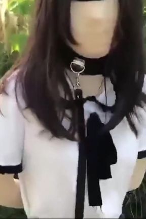 Outdoor BDSM Girl