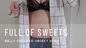 A Belly Full of Sweets: Belly-focused Object Vore with Candy