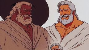 the old wizard of the kingdom likes to give his ass to the subjects of the castle. anime hentai fantasy