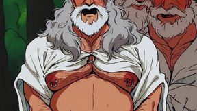 the old wizard of the kingdom likes to give his ass to the subjects of the castle. anime hentai fantasy